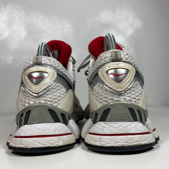 Saucony Women Shoes Athletic Running Grid Hybrid XT 900 15036 4 White/Red Sz 8.5 - Picture 3 of 15